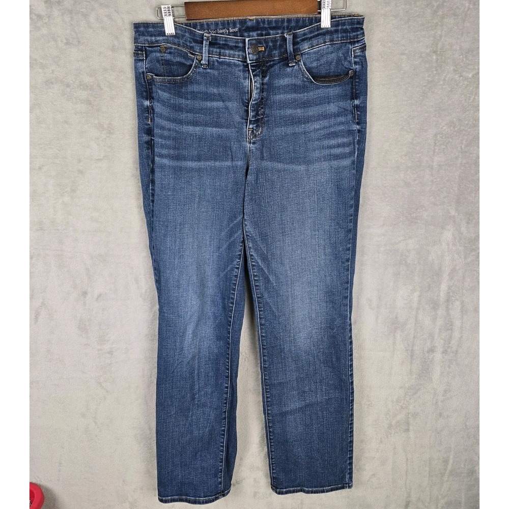 Talbots Flawless High-Rise Barely Boot‎ Jeans Dark Wash Blue Size 10 Stretch